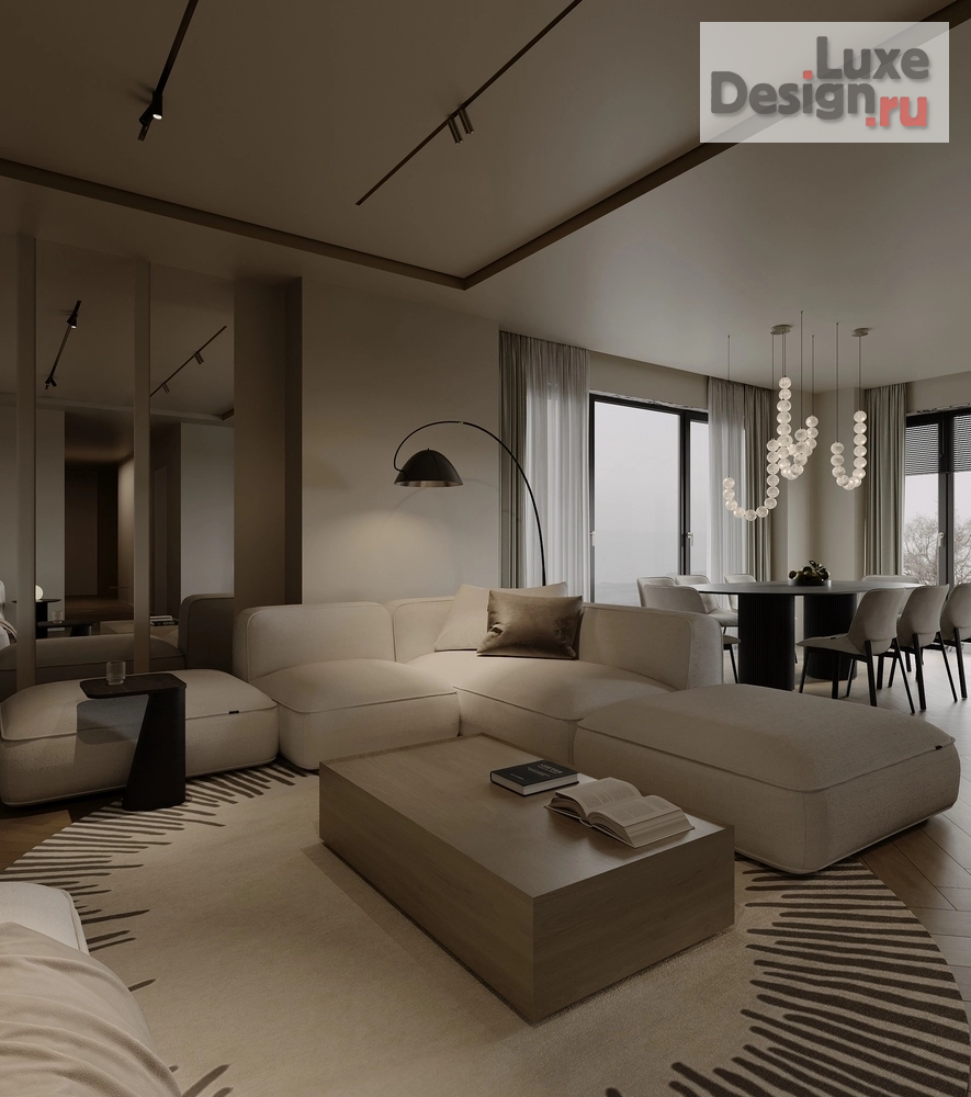 Дизайн интерьера четырехкомнатной квартиры "Дизайн-проект квартиры в Челябинске." (фото 9)