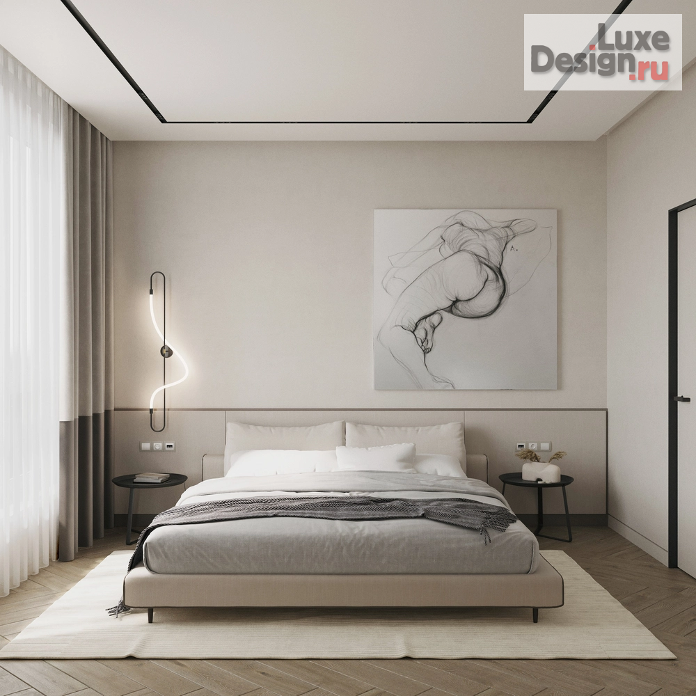 Дизайн интерьера апартаментов "Двухуровневая квартира в Сочи" (фото 1)