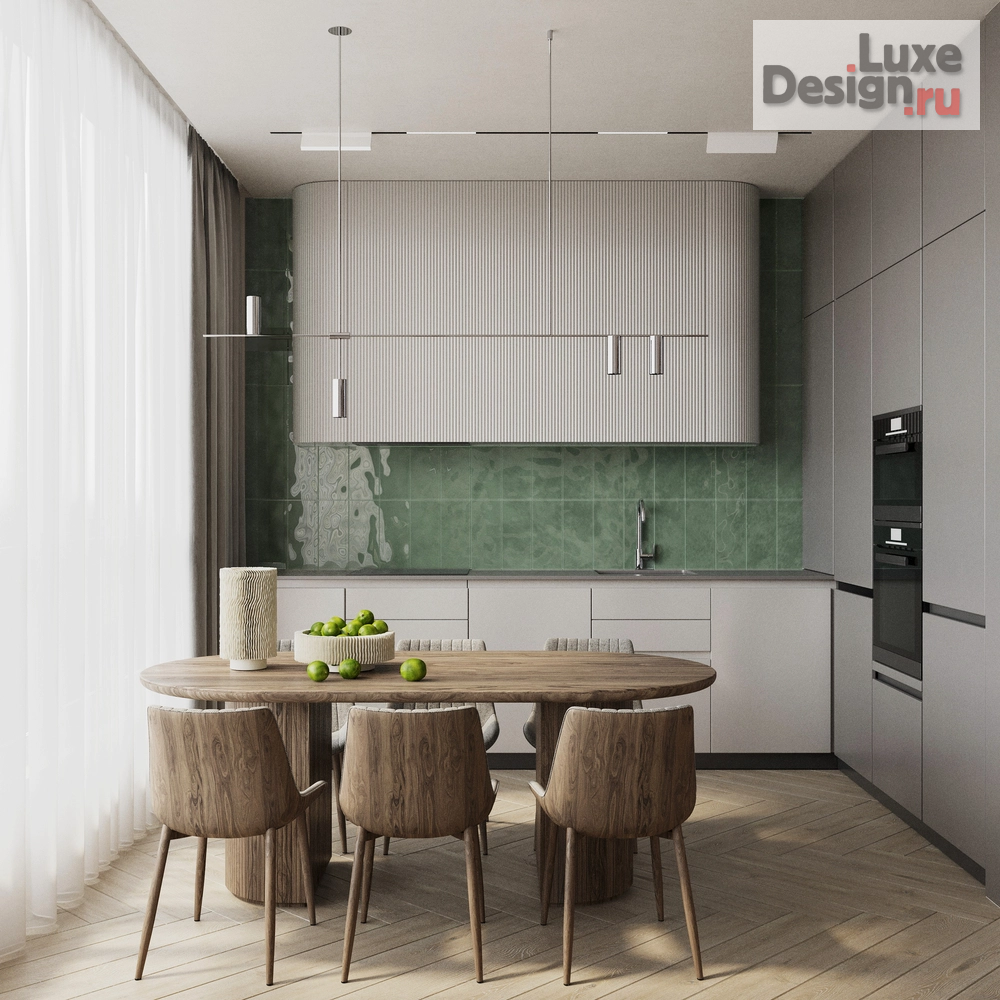 Дизайн интерьера апартаментов "Двухуровневая квартира в Сочи" (фото 2)