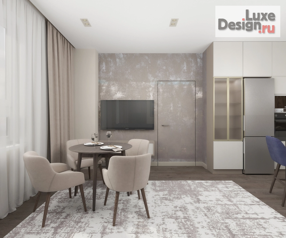 Дизайн интерьера таунхауса "ЭТЮД" (фото 2)