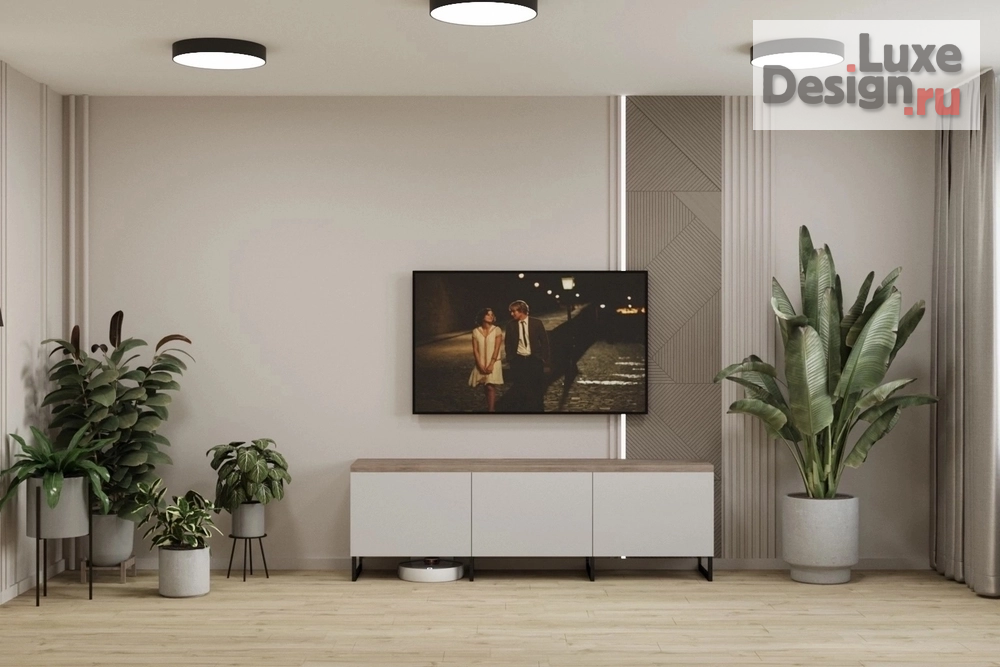 Дизайн интерьера двухкомнатной квартиры "Бюджетная квартира" (фото 1)