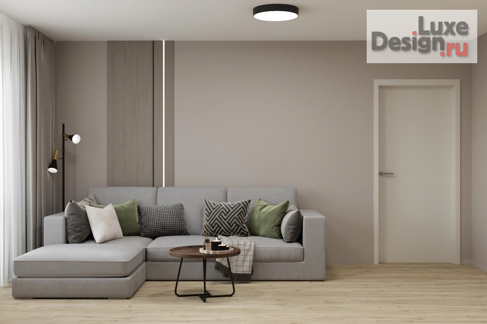 Дизайн интерьера двухкомнатной квартиры "Бюджетная квартира" (фото 2)