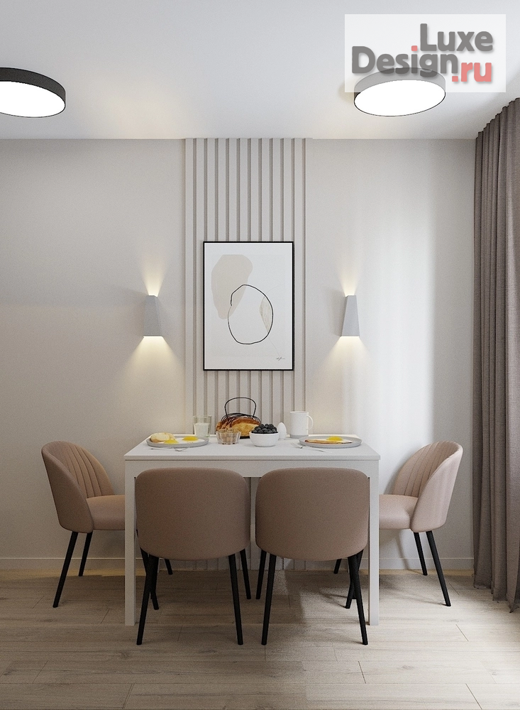 Дизайн интерьера двухкомнатной квартиры "Бюджетная квартира" (фото 9)