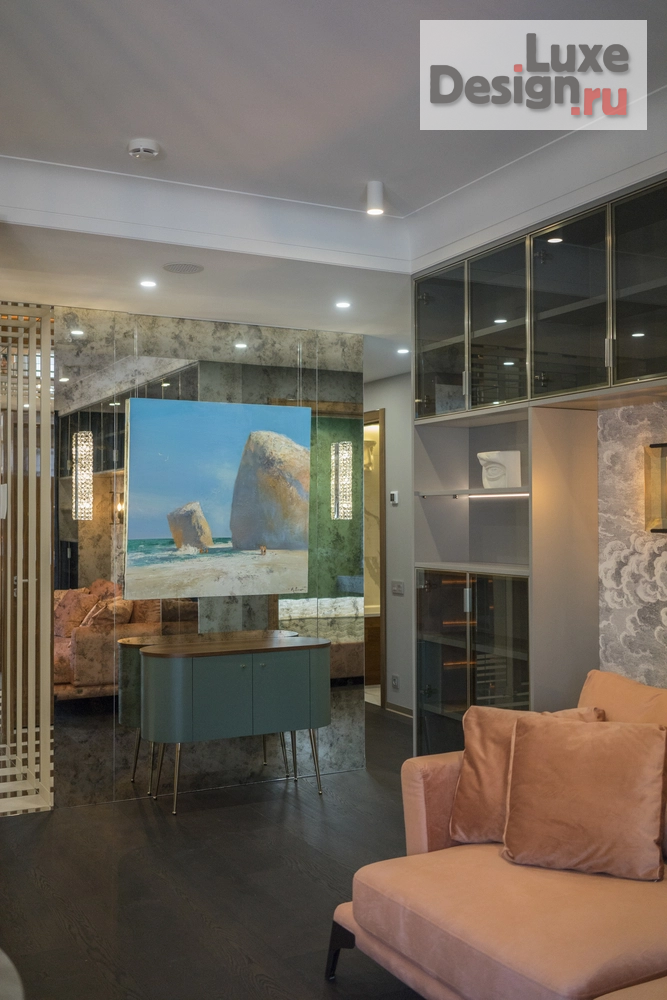 Дизайн интерьера трехкомнатной квартиры "Квартира Кино-Вино" (фото 12)