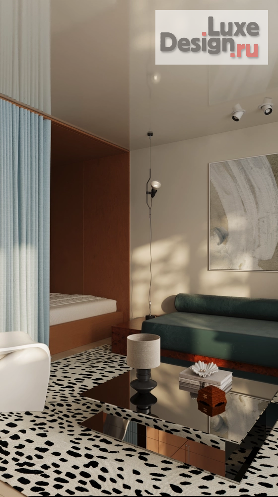 Дизайн интерьера однокомнатной квартиры "Квартира как Искусство" (фото 5)