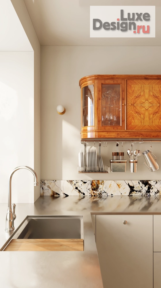 Дизайн интерьера однокомнатной квартиры "Квартира как Искусство" (фото 1)