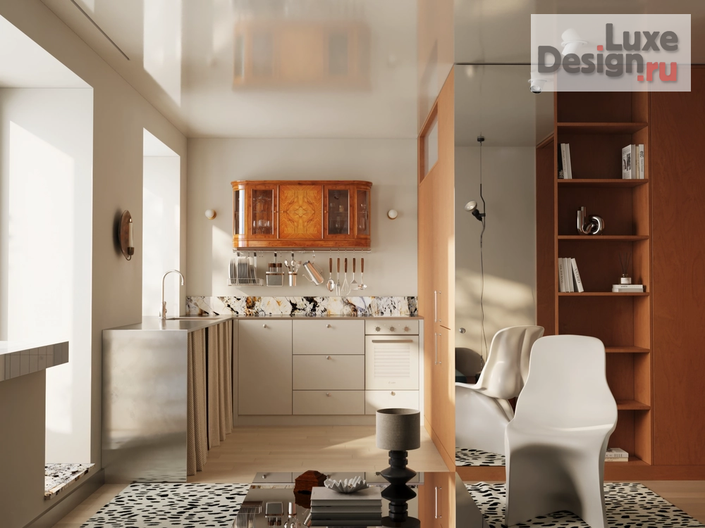 Дизайн интерьера однокомнатной квартиры "Квартира как Искусство" (фото 7)