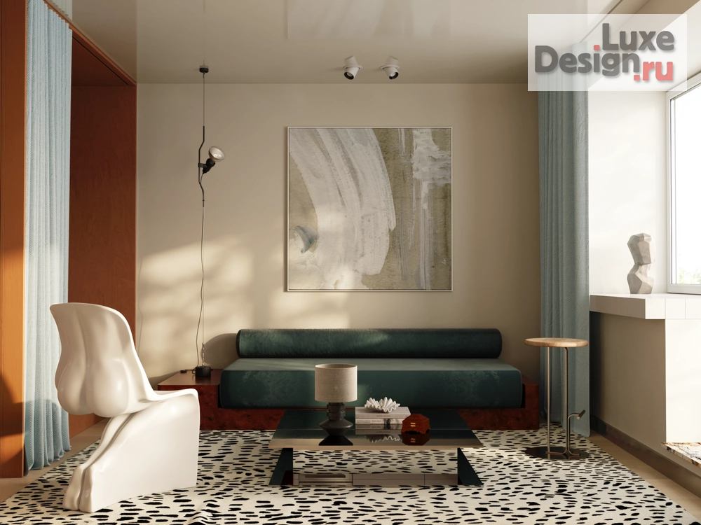 Дизайн интерьера однокомнатной квартиры "Квартира как Искусство" (фото 6)