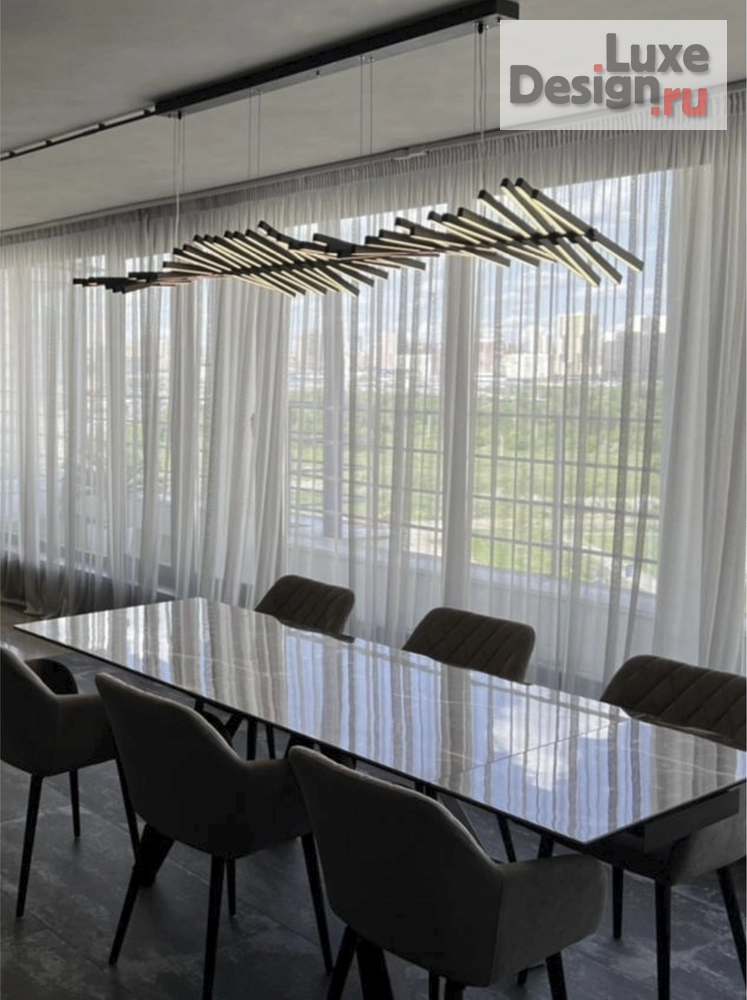 Дизайн интерьера гостиной "Элегантный монохром." (фото 5)