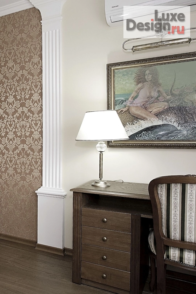 Дизайн интерьера двухкомнатной квартиры "Классика, актуальная во все времена." (фото 3)