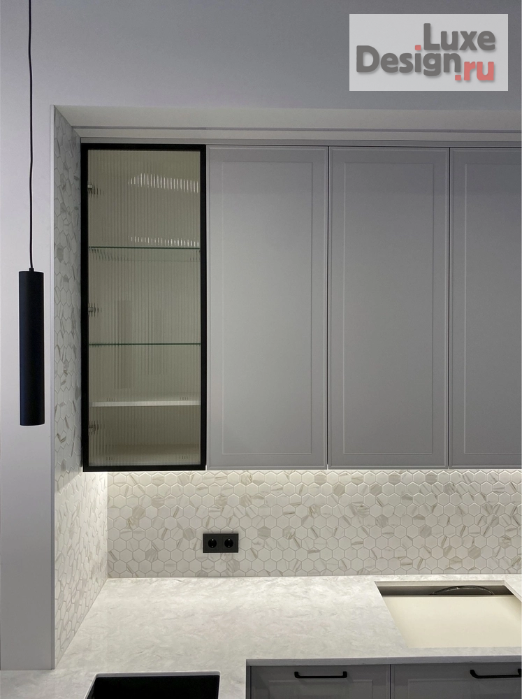 Дизайн интерьера кухни "Глубокий синий." (фото 2)