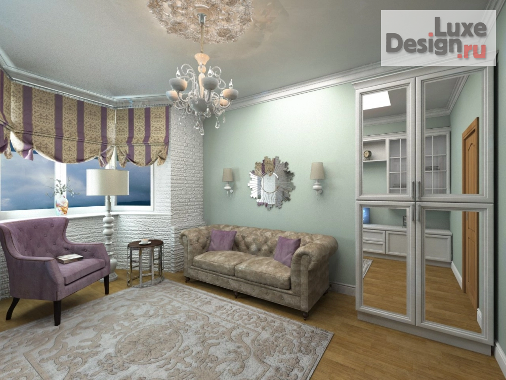 Дизайн интерьера комнаты "Проект комнаты" (фото 1)