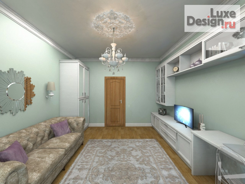 Дизайн интерьера комнаты "Проект комнаты" (фото 3)