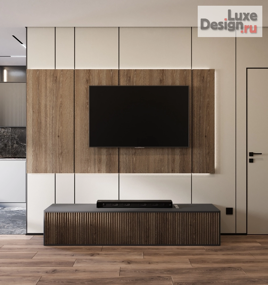 Дизайн интерьера трехкомнатной квартиры "Лесопраковая 7" (фото 3)