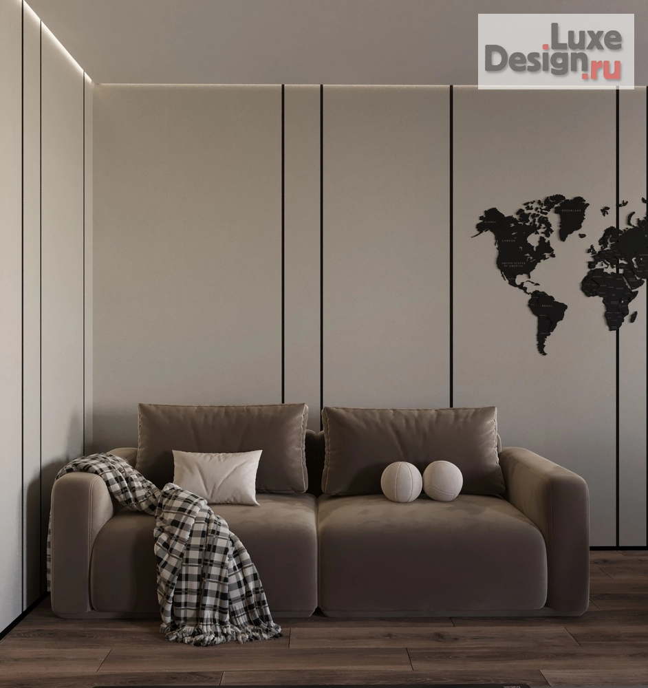 Дизайн интерьера трехкомнатной квартиры "Лесопраковая 7" (фото 4)