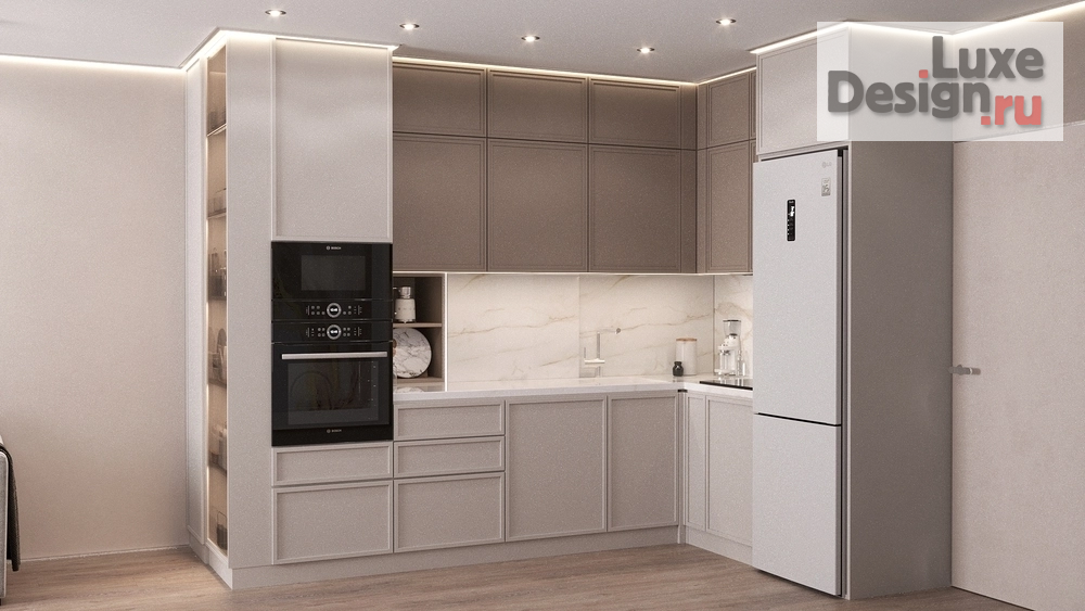 Дизайн интерьера трехкомнатной квартиры "Братьев Кашириных 111" (фото 1)