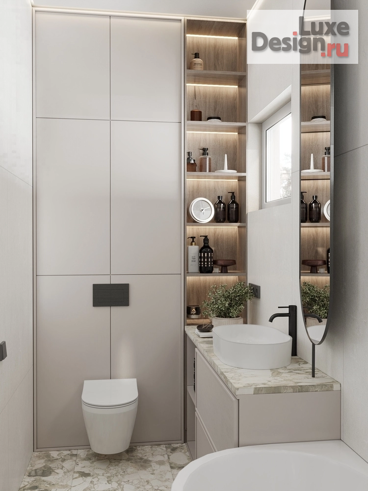 Дизайн интерьера загородного дома "Европейский 2. Жилой дом 203 кв.м" (фото 12)