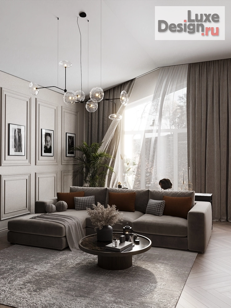 Дизайн интерьера загородного дома "Европейский 2. Жилой дом 203 кв.м" (фото 2)