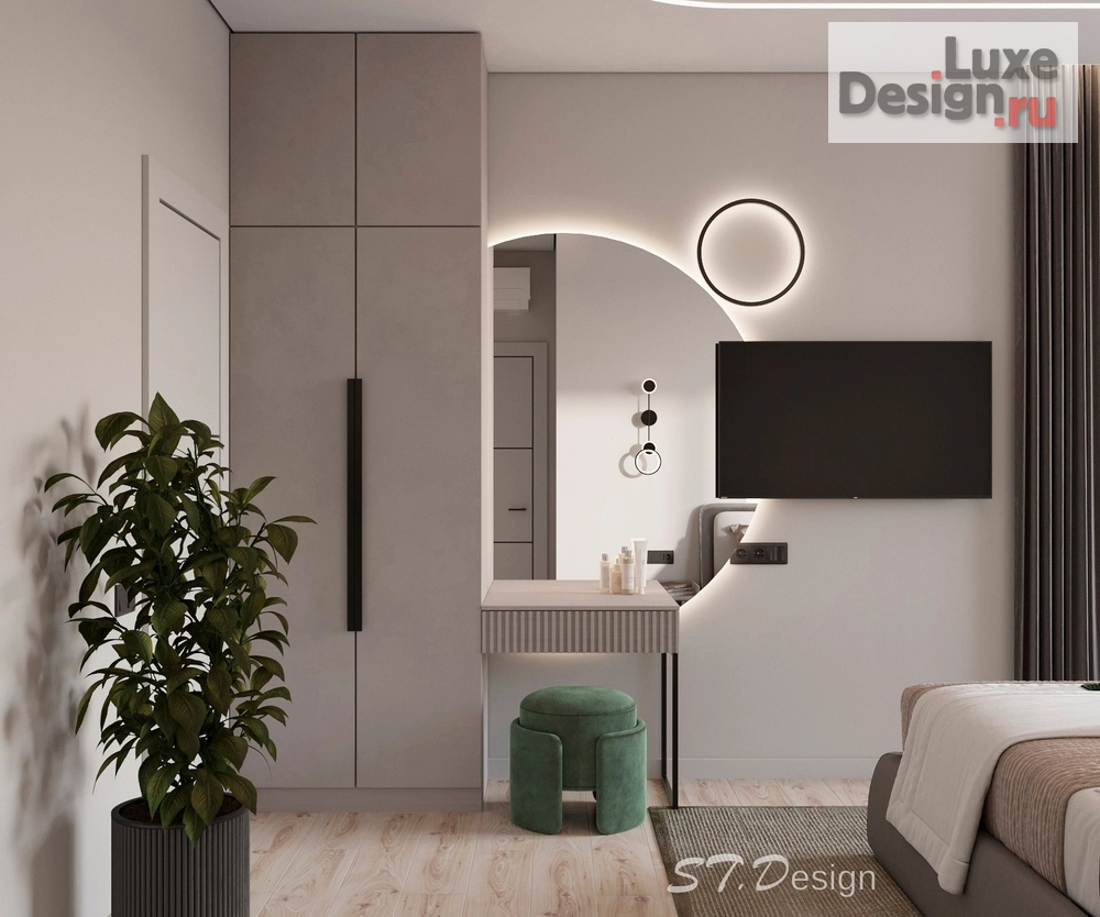 Дизайн интерьера четырехкомнатной квартиры " Оттенки Ньютона" (фото 7)