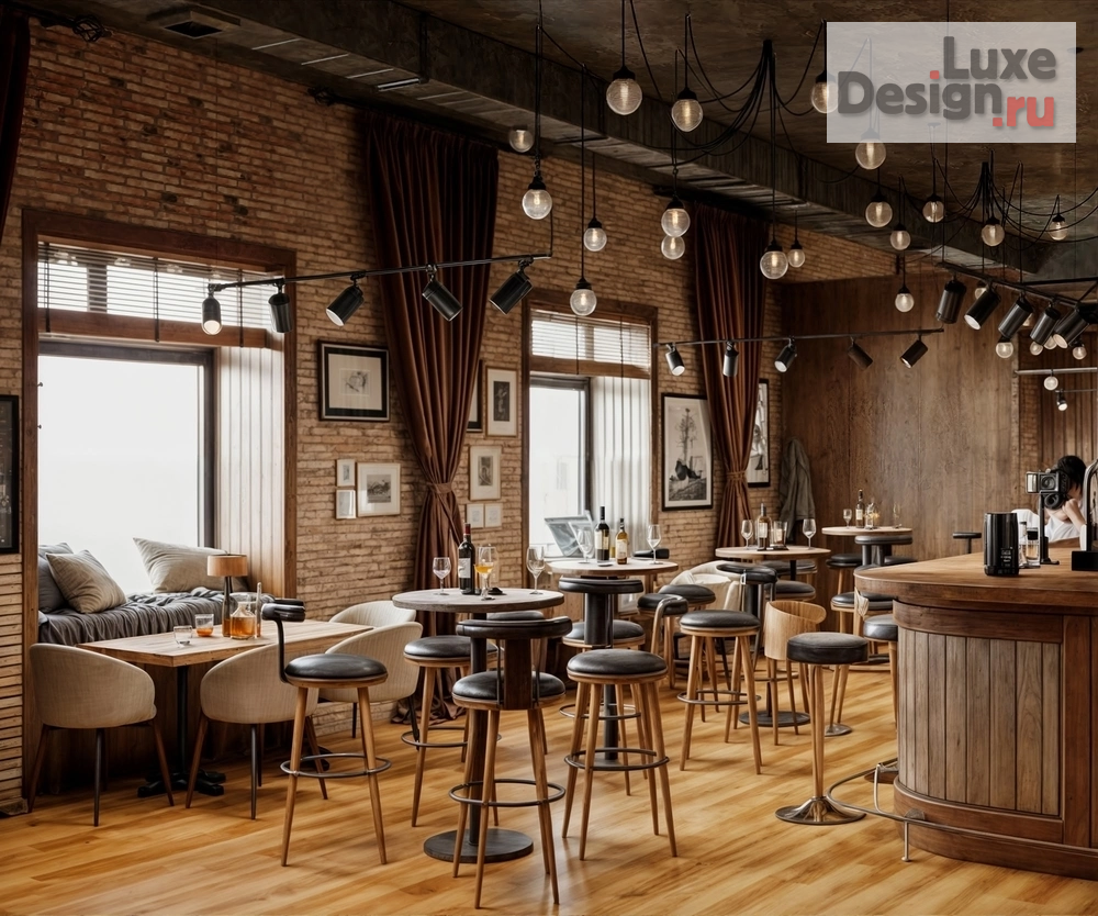 Дизайн интерьера кафе "Дизайн проект бар на Кировке. г. Челябинск." (фото 6)