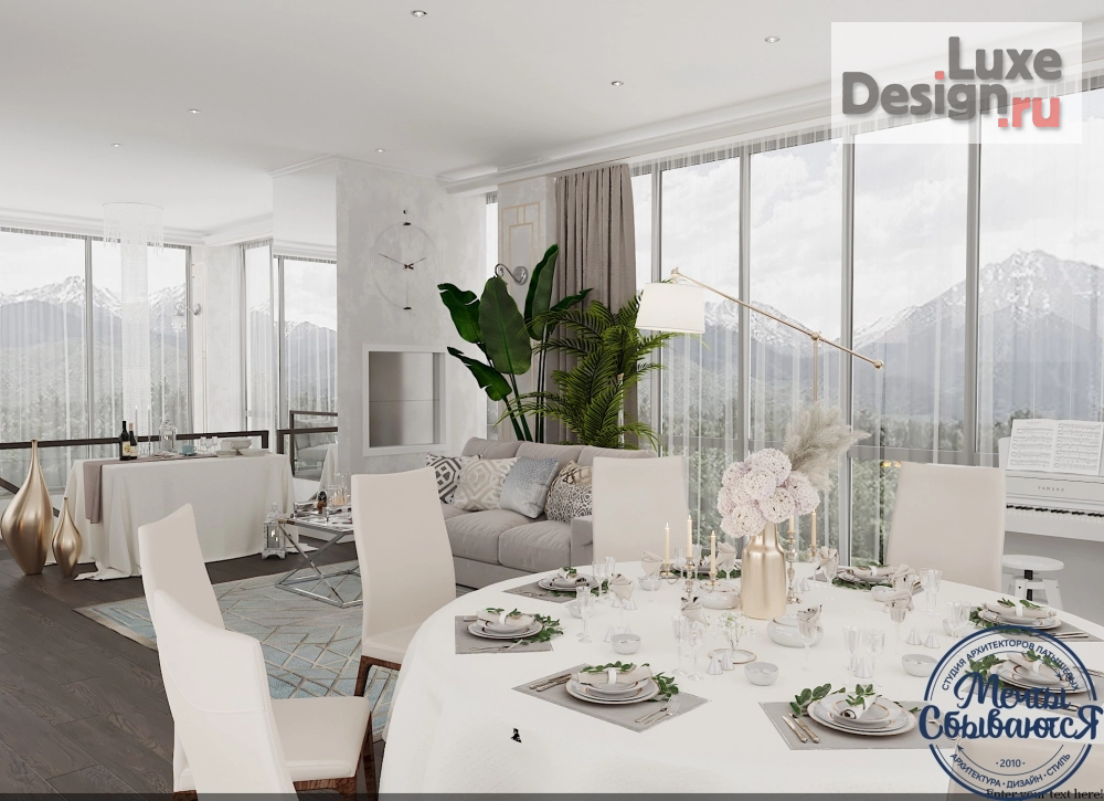 Дизайн интерьера ресторана "Интерьер горного ресторана" (фото 3)