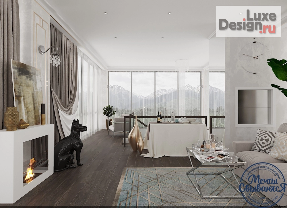 Дизайн интерьера ресторана "Интерьер горного ресторана" (фото 4)