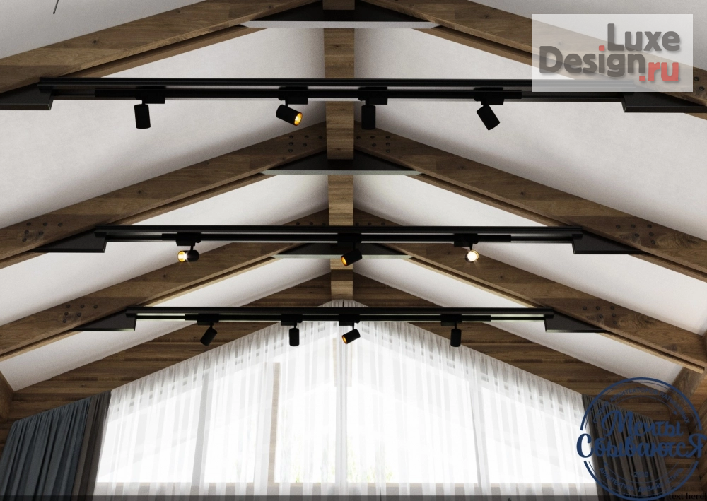 Дизайн интерьера спальни "Спальня под крышей" (фото 6)