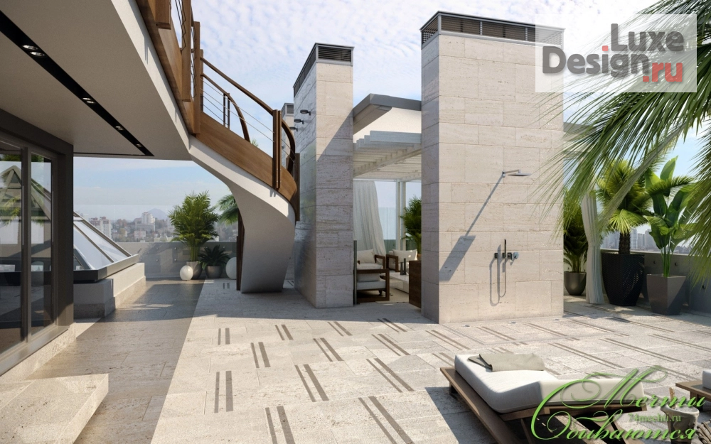 Дизайн интерьера пентхауса "Терраса пентхауса" (фото 2)