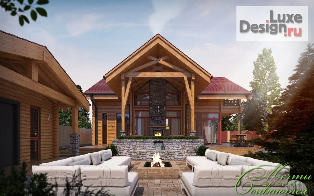 Частная архитектура "Дом-баня" (фото 2)