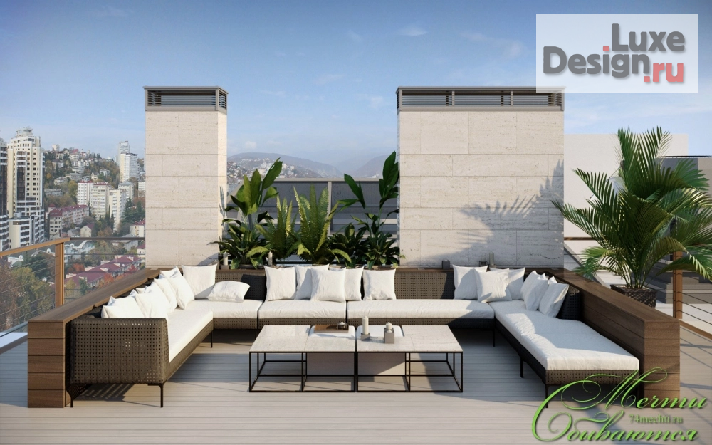Дизайн интерьера пентхауса "Терраса пентхауса" (фото 4)