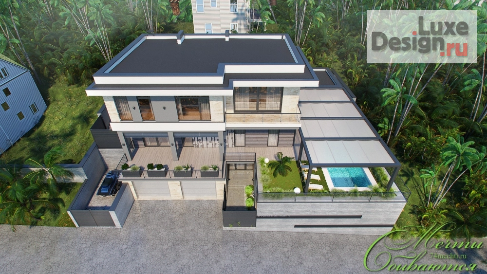 Частная архитектура "Современная южная архитектура" (фото 5)