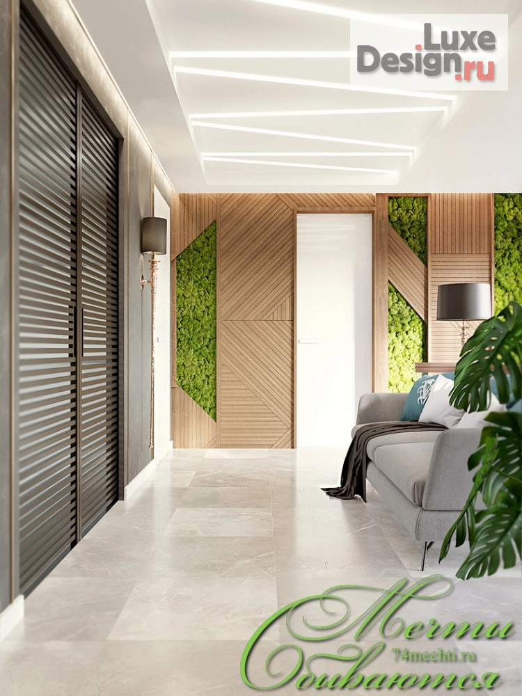 Дизайн интерьера прихожей "Прихожая, холл и тренажерный зал" (фото 7)