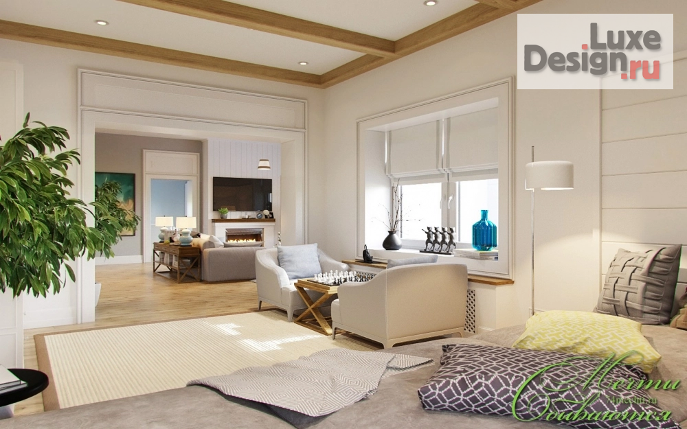 Дизайн интерьера гостиной "Европейская весна" (фото 4)