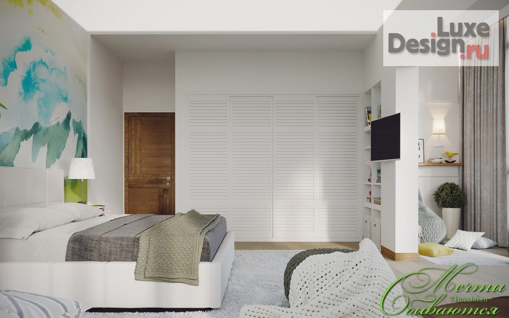 Дизайн интерьера пентхауса "Воздушная детская" (фото 10)