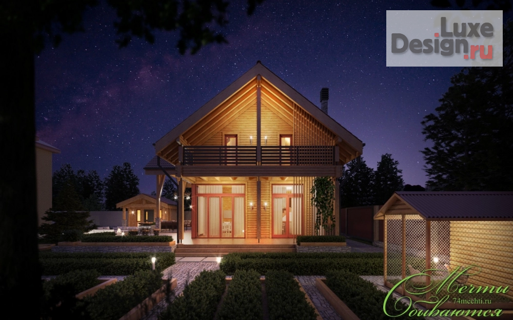 Частная архитектура "Дом-баня" (фото 12)