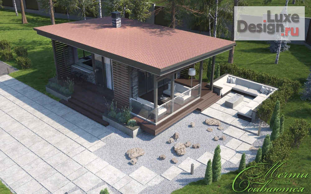 Ландшафтный дизайн "Комплексное благоустройство загородного участка" (фото 14)