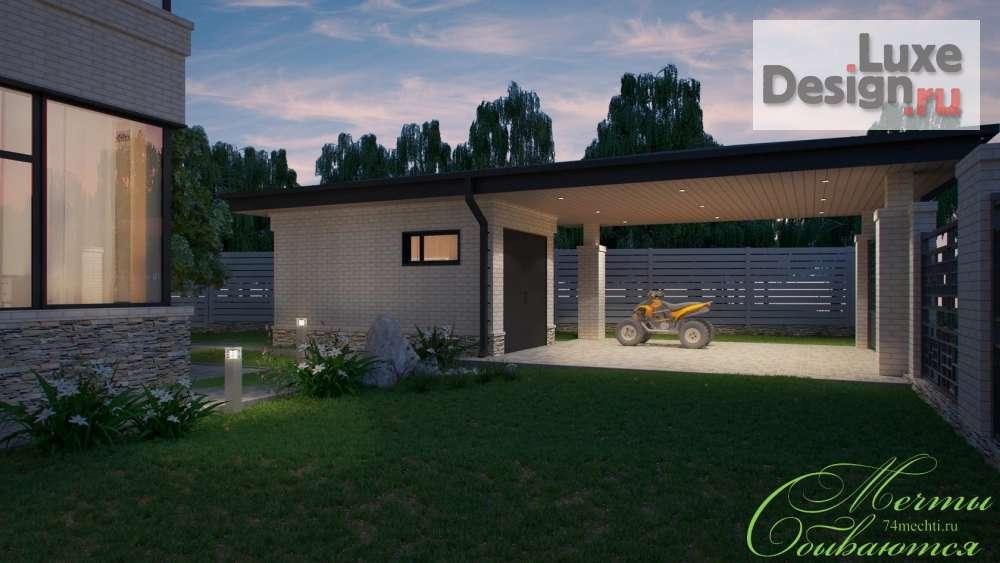 Частная архитектура "Современный минимализм" (фото 15)