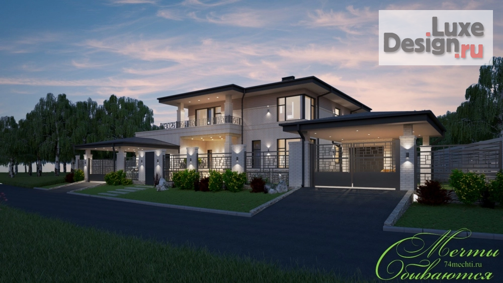 Частная архитектура "Современный минимализм" (фото 16)