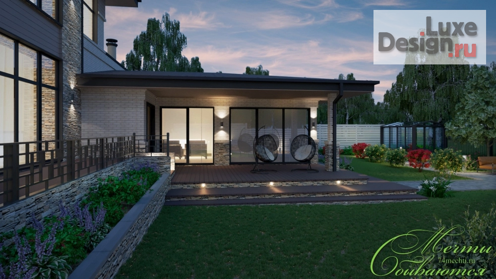 Частная архитектура "Современный минимализм" (фото 17)