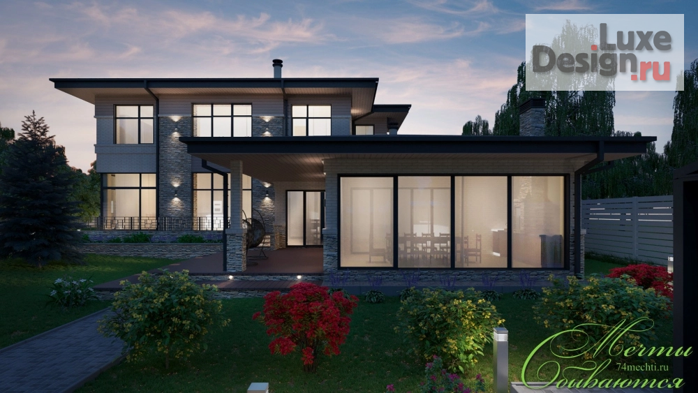 Частная архитектура "Современный минимализм" (фото 18)