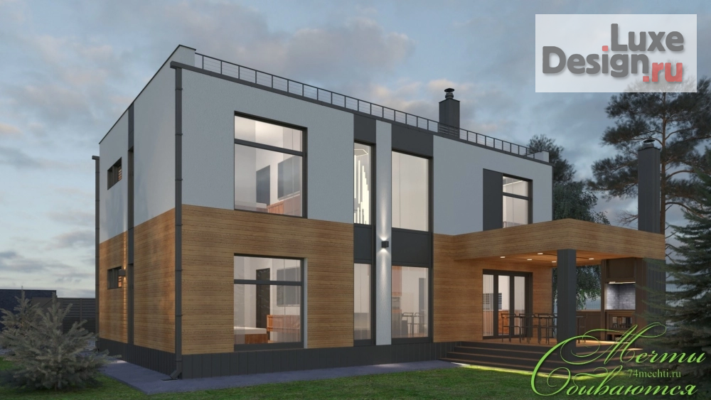 Частная архитектура "Три варианта каркасных домов" (фото 19)