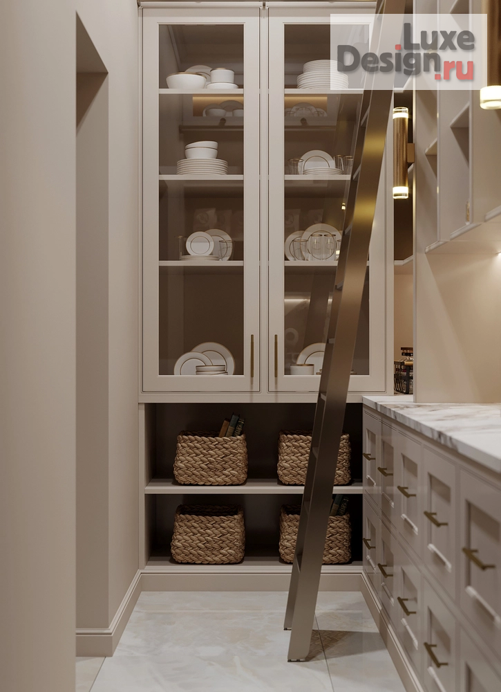 Дизайн интерьера частного дома "Кладовая при кухне/ Вилла" (фото 5)
