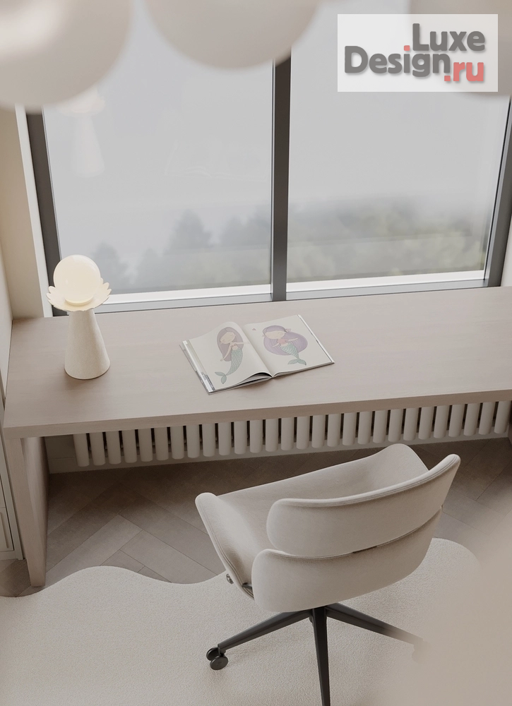 Дизайн интерьера частного дома "Комната девочки" (фото 7)