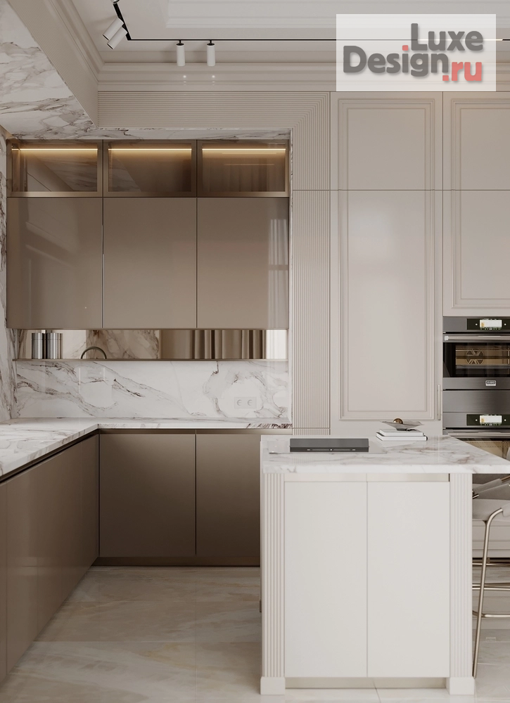 Дизайн интерьера частного дома "Кухня-гостиная в загородном доме" (фото 9)