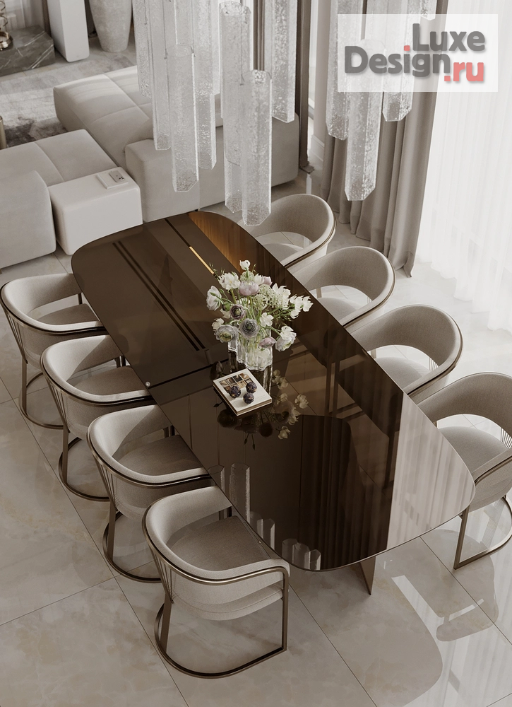 Дизайн интерьера частного дома "Кухня-гостиная в загородном доме" (фото 6)