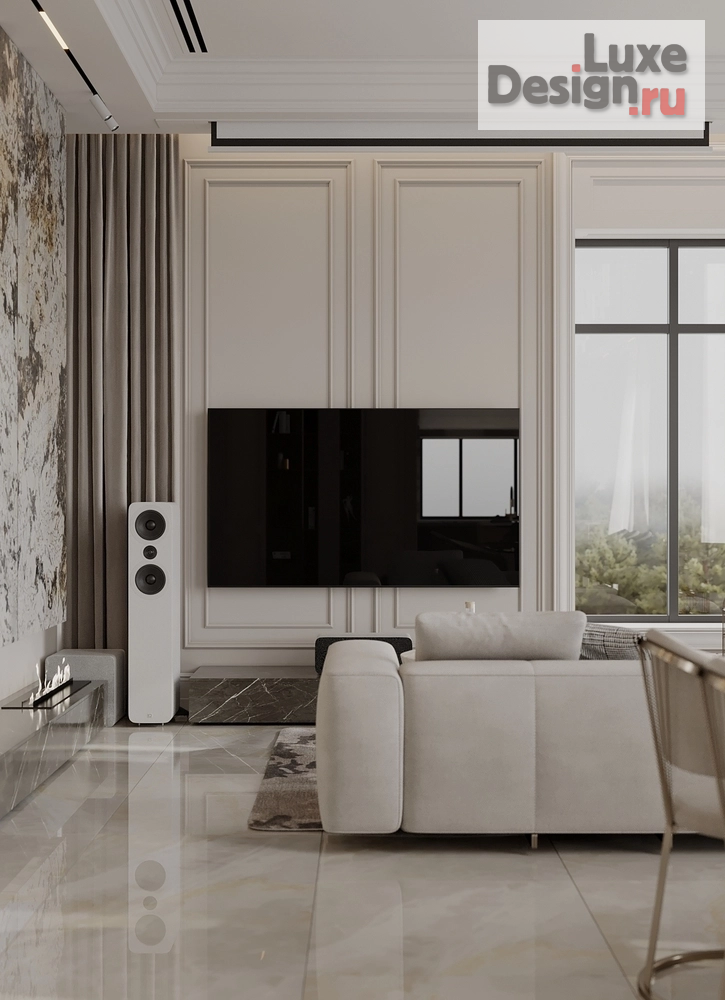 Дизайн интерьера частного дома "Кухня-гостиная в загородном доме" (фото 5)