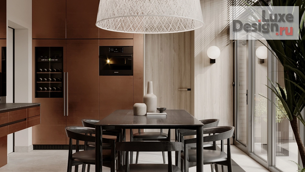 Дизайн интерьера частного дома "Кухня хозяйская "Patio House"" (фото 2)