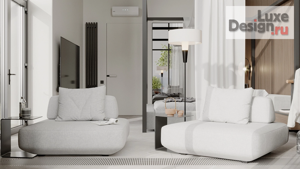 Дизайн интерьера частного дома "Мастер-спальня "Patio House"" (фото 4)