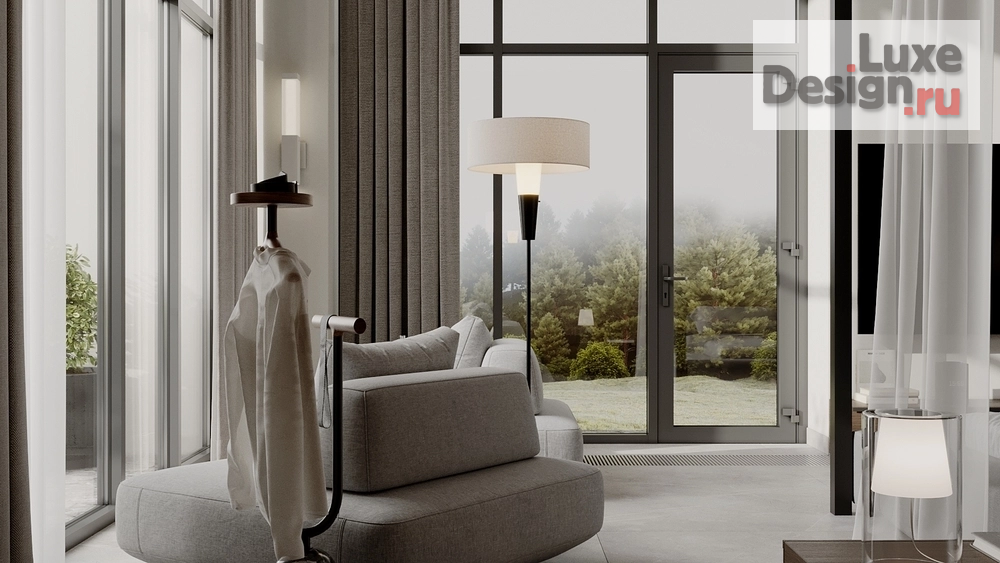 Дизайн интерьера частного дома "Мастер-спальня "Patio House"" (фото 8)