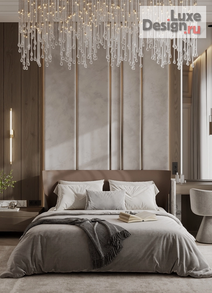 Дизайн интерьера частного дома "Мастер-спальня в загородном доме" (фото 4)